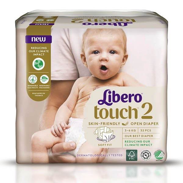 LIBERO Touch детские подгузн 2 (3-6 кг) 32шт