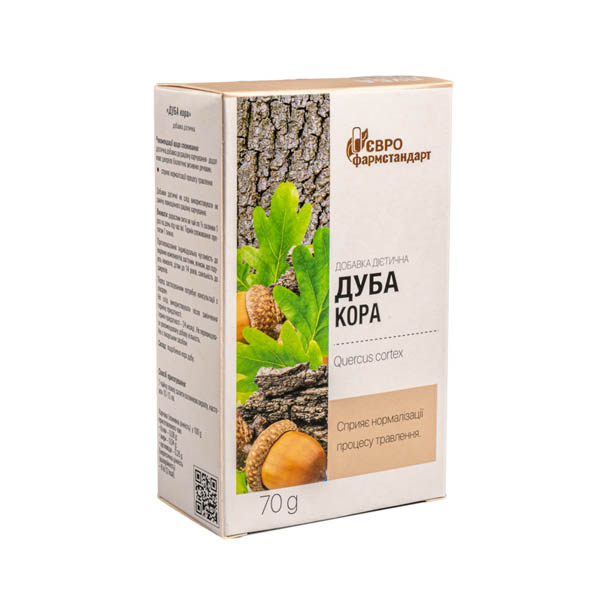 Фіточай Дуба Кора 70 г Еврофармстандарт