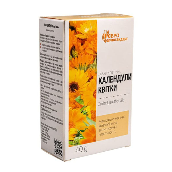 Фіточай Календули квіти 40г Еврофармстандарт