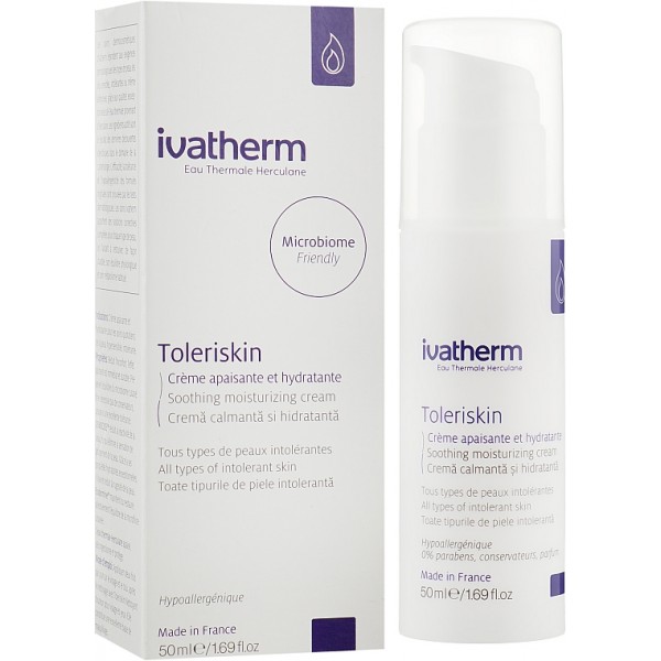 Toleskin cream / Toleskin Заспокійливий зволожувальний крем для всіх типів чутливої шкіри