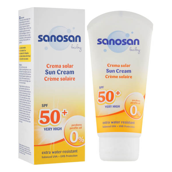 Sanosan Baby Детский солнцезащитный крем SPF 50+ 75 мл