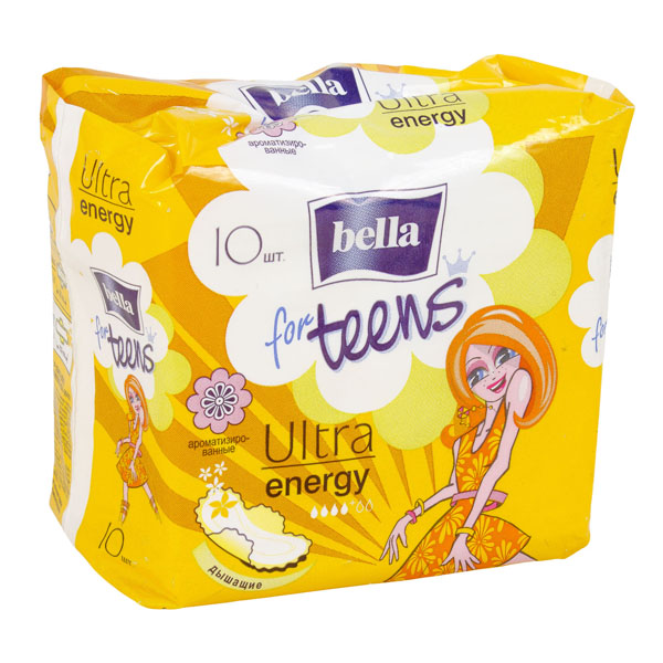 Bella Прокладки Bella for Teens: Ultra Energy silky drai deo exotic fruits. (10 шт)