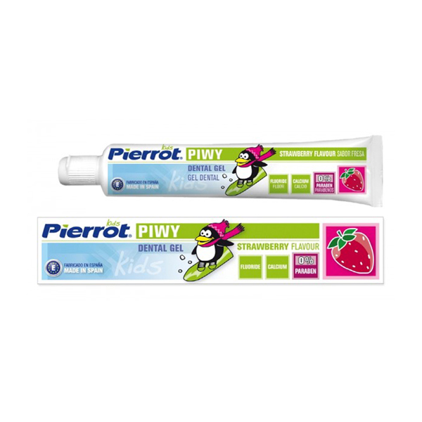 ПІРОТ гель зубний ПІВІ з полуничним смаком (Са+F) 75 мл Ref.54