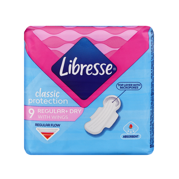 Libresse прокладки гігіенічні Classic Protection Regular 9шт